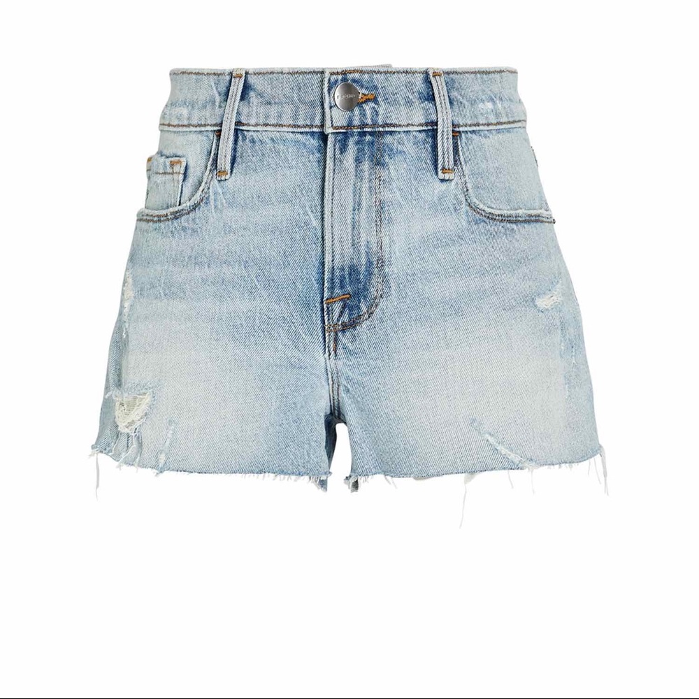 FRAME Le Cut-off Denim Shorts Size 30